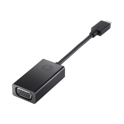 HP - External video adapter - USB-C - D-Sub - black - Smart Buy