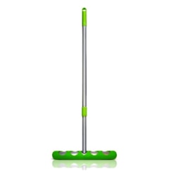 Hole N Shamee Aluminum Mop Stick, 10", Silver