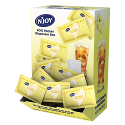 N'Joy® Sucralose Packets With Dispenser, Yellow, Box Of 400