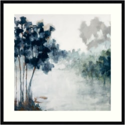 Amanti Art Soft Winter Light And Trees by Jacqueline Ellens Wood Framed Wall Art Print, 33"W x 33"H, Black