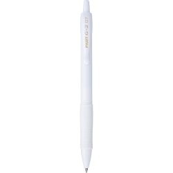 Pilot G2 Edge White Retractable Premium Gel Pen, Fine Point, 0.7mm, White Barrel, Black Ink, Single Pen