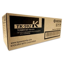 Kyocera TK 592K - Black - original - toner cartridge - for Kyocera FS-C2026, FS-C2126, FS-C2526, FS-C2626; FS-C5250