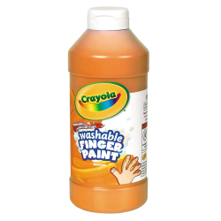 Crayola® Washable Finger Paint, 16 Oz., Orange