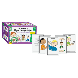 Key Education Let's Learn Sign Language Cards, Grades Pre-K - 2