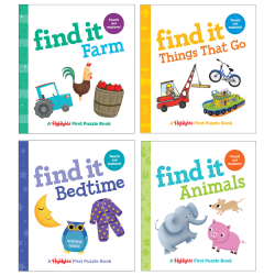 Highlights Find It Board Books, Set Of 4 Books