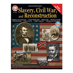 Mark Twain American History Series, Slavery Civil War And Reconstruction, Grades 6 - 12