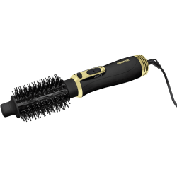Cosmopolitan Hot Airstyler Brush (Black and Gold) - 3 Heat Settings - 700 W - AC Supply Powered - Black, Gold