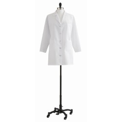 Medline Ladies' Classic Staff-Length Lab Coat, Size 8, White