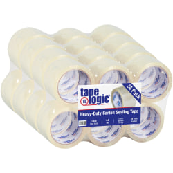 Tape Logic® Acrylic Tape, 2.6 Mil, 3" x 55 Yd., Clear, Case Of 24