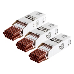 Crayola Bulk Markers, Conical Tip, Brown, 12 Per Pack, Set Of 3 Packs
