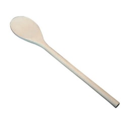 Winco Wood Spoon, 14", Brown
