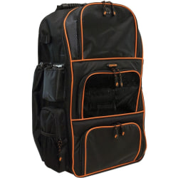 Mobile Edge Deluxe Carrying Case, 24"H x 17"W x 10"D, Black/Orange