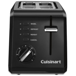 Cuisinart™ 2-Slice Compact Plastic Toaster, Black