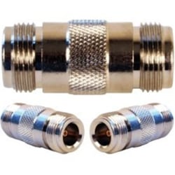 WilsonPro N-Female / N-Female Barrel Connector - 1 x N-Type Female Antenna - 1 x N-Type Female Antenna