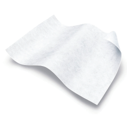 Medline Ultra-Soft Dry Wipes, 10 x 13", White, 50 Wipes Per Bag, Case Of 10 Bags