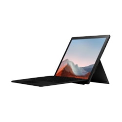 Microsoft Surface Pro 7+ Tablet - 12.3" - Intel Core i7 11th Gen i7-1165G7 Quad-core 2.80 GHz - 16 GB RAM - 256 GB SSD - Windows 10 Pro - Matte Black  - 2736 x 1824  - 5 Megapixel Front Camera - 15 Hour Maximum Battery