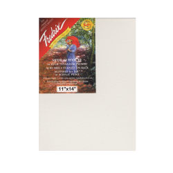 Fredrix Red Label Stretched Cotton Canvases, 11" x 14" x 11/16", Pack Of 2