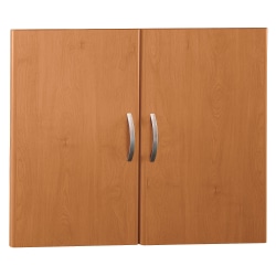 Bush Business Furniture Components Half-Height 2 Door Kit, Natural Cherry, Standard Delivery