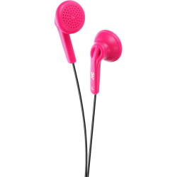 JVC Earphone - Stereo - Pink - Mini-phone (3.5mm) - Wired - Earbud - Binaural - In-ear - 3.94 ft Cable