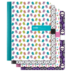 Office Depot® Brand Fashion Composition Notebook, 7 1/2" x 9 3/4", 1 Subject, Wide Ruled, 80 Sheets, Assorted Designs (No Design Choice)