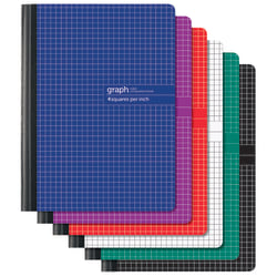 Office Depot® Brand Composition Book, 7 1/4" x 9 3/4, 1 Subject, Quadrille Ruled, 80 Sheets, Assorted Colors