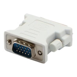 AddOn VGA to DVI-I Adapter - VGA adapter - HD-15 (VGA) (M) to DVI-I (F) - white