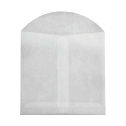 LUX Open-End Envelopes, 3 3/4" x 4 3/4", Flap Closure, Glassine, Pack Of 250