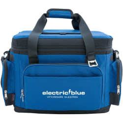 Custom Saratoga 24-Can Cooler Bag, 12" x 15", Blue