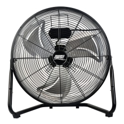 Seasons Comfort™ 3-Speed High-Velocity Heavy-Duty Floor Fan, 20-In., Black