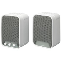 Epson 2.0 Speaker System, White, ELPSP02