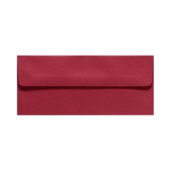 LUX #10 Envelopes, Peel & Press Closure, Garnet Red, Pack Of 500