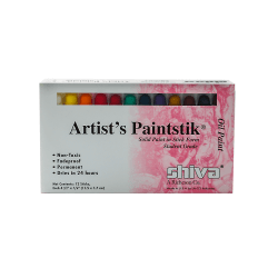 Shiva Artist's Paintstik Oil Color Set, Student Set, Set Of 12
