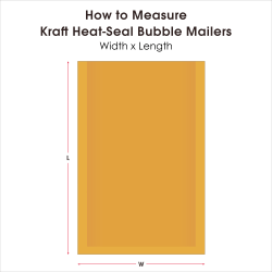 Partners Brand Kraft Heat-Seal Bubble Mailers, #0, 6" x 10", Pack Of 25