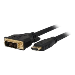 Comprehensive Pro AV/IT Series HDMI to DVI 26 AWG Cable 6ft - 6 ft DVI/HDMI Video Cable  - HDDVI6PROBLK