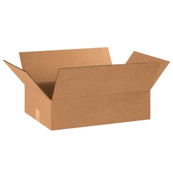 Partners Brand Corrugated Boxes, 5"H x 13"W x 18"D, Kraft, Pack Of 25