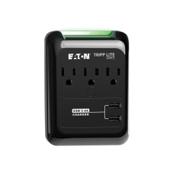 Eaton Tripp Lite Series - Surge protector - 15 A - AC 120 V - output connectors: 3 - black