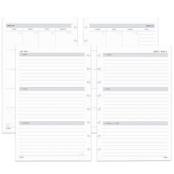2027 TUL® Discbound Weekly/Monthly Planner Refill Pages, Junior Size, January To December