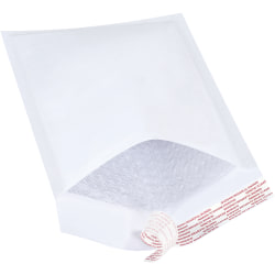 Partners Brand White Self-Seal Bubble Mailers, #1, 7 1/4" x 10", Pack Of 25