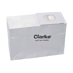 Paper Filter Bags For Clarke CarpetMaster 30" Wide-Area Upright Vacuum Cleaner, Pack Of 10