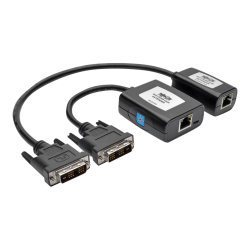 Tripp Lite DVI over Cat5/6 Active Extender Kit Transmitter/Receiver for Video DVI-D Single Link Up to 125 ft. (38 m) - 1 Input Device - 1 Output Device - 125 ft Range - 2 x Network (RJ-45) - 2 x USB - 1 x DVI In - 1 x DVI Out - WUXGA - 1920 x 1200