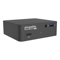 Plugable USB C Dock with 85W Charging Compatible with Thunderbolt 3 and USB-C MacBooks and Select Windows Laptops HDMI up to 4K@30Hz, Ethernet, 4X USB 3.0 Ports, USB-C PD, includes VESA Mount