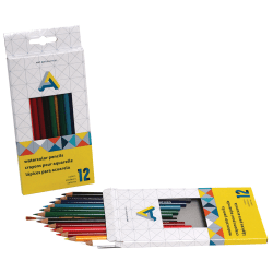 Art Alternatives Watercolor Pencil Set, 3 mm, Assorted Colors