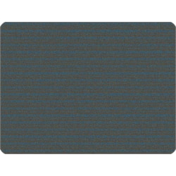 Carpets for Kids® KIDSoft™ Subtle Stripes Tonal Solid Rug, 6' x 9', Gray/Blue
