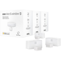 Eve Door & Window 3 pack - Wireless Contact Sensor with Apple HomeKit technology, Bluetooth and Thread