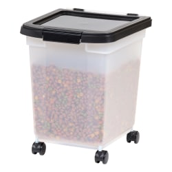 Iris Airtight Container, 32.5 Qt, Black