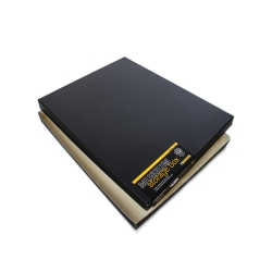 Lineco Drop-Front Storage Box, 14" x 17" x 1 1/2", Black