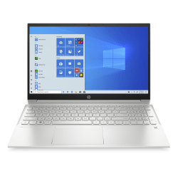 HP Pavilion Laptop 15-eg0027od, 15.6" HD Screen, Intel® Core™i7-1165G7, 8GB Memory, 256GB Solid State Drive, Wi-Fi 6, Windows® 10 Pro, 1M6U3UA#ABA