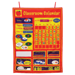 Get Ready Kids Classroom Calendar Set, 36" x 26", Multicolor, Pre-K - Grade 8