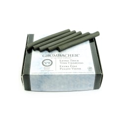 Grumbacher Artists' Charcoal Sticks, Jumbo Vine, Medium, Black, Box Of 25