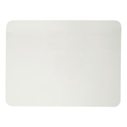 Charles Leonard Dry Erase Lap Board, Plain 1-Sided, 9" X 12", Pack Of 12